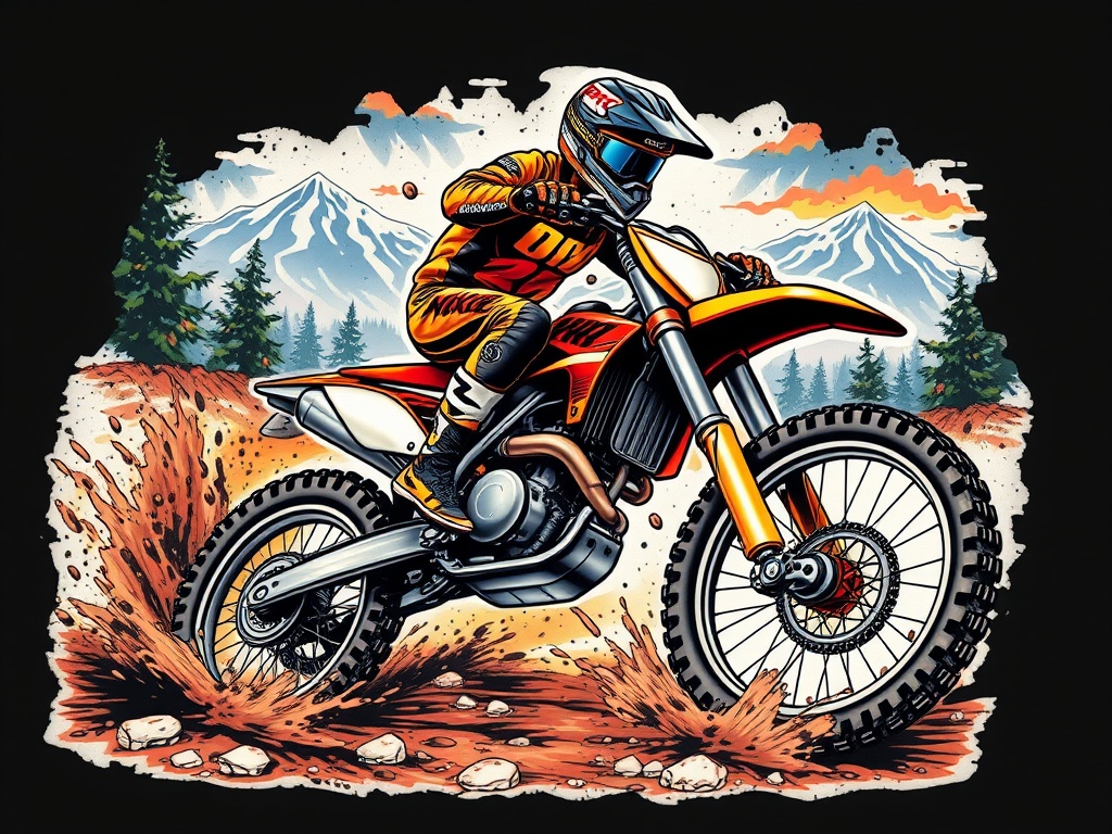 Awesome Dirt Bike Tattoo Ideas