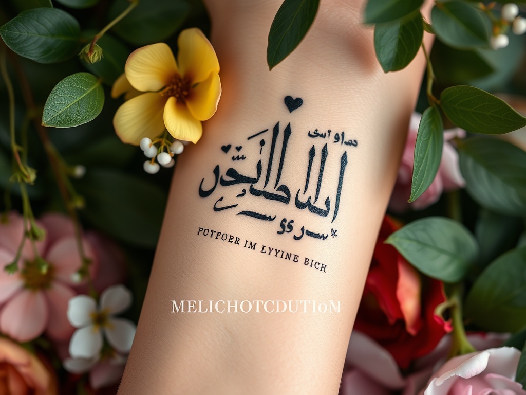 Beautiful Arabic Tattoo Ideas with Deep Meanings