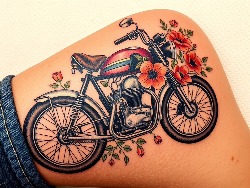 Cool Cycle Tattoo Ideas for Riders