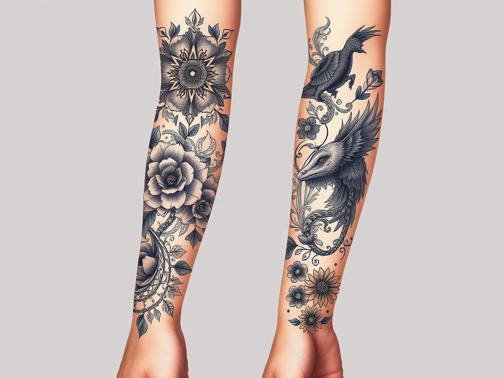 Creative Tattoo Forearm Sleeve Ideas