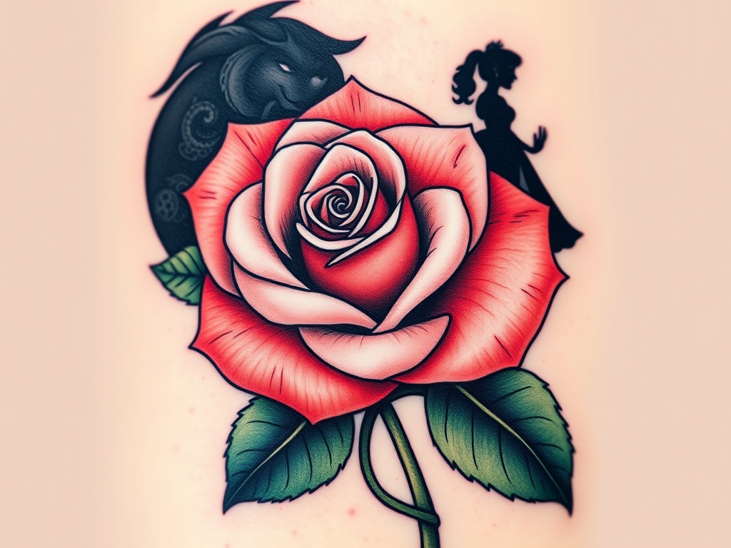 Enchanting Beauty and the Beast Tattoo Ideas