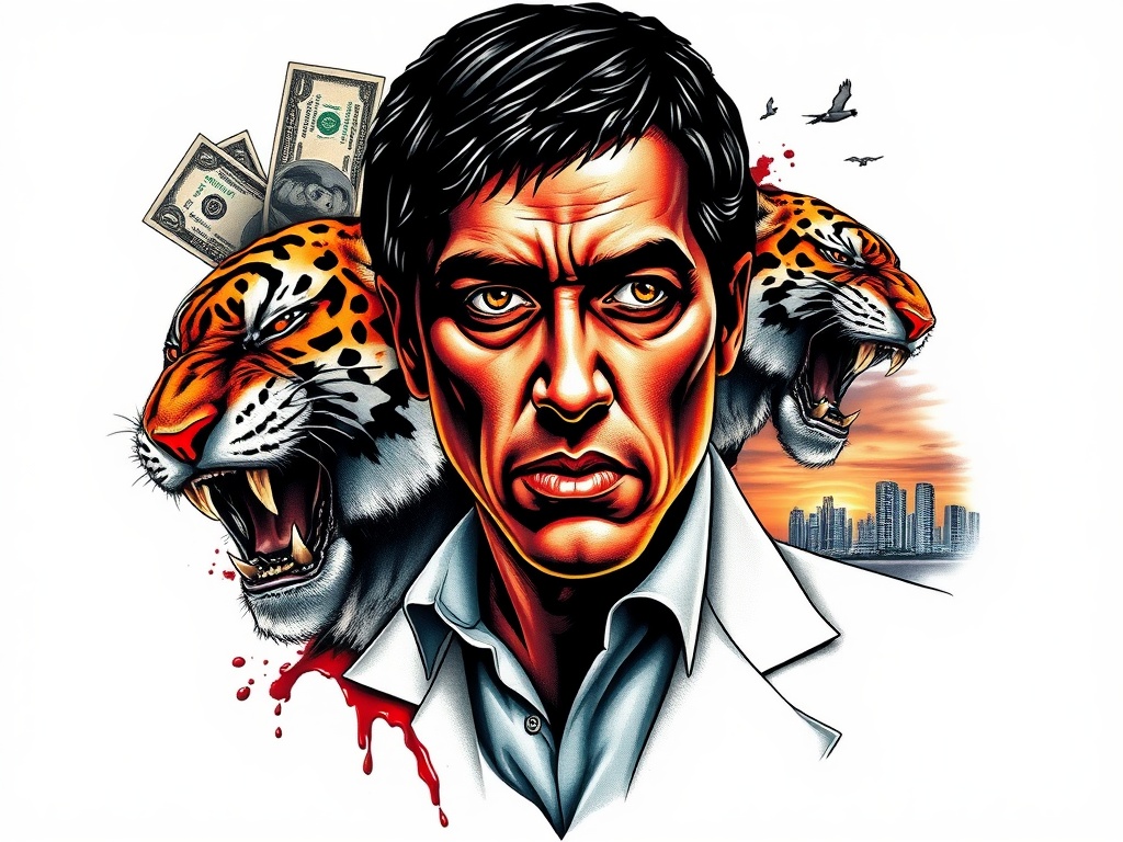 Legendary Scarface Tattoo Ideas for Fans