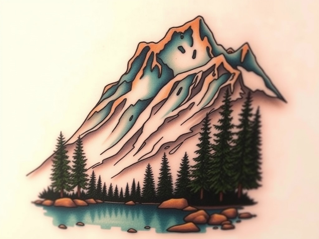 Majestic Colorado Tattoo Ideas Capturing Mountain Spirit