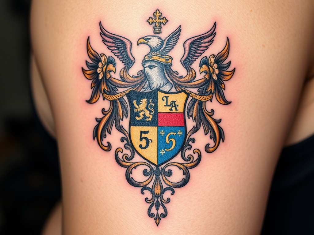 Noble Family Crest Tattoo Ideas