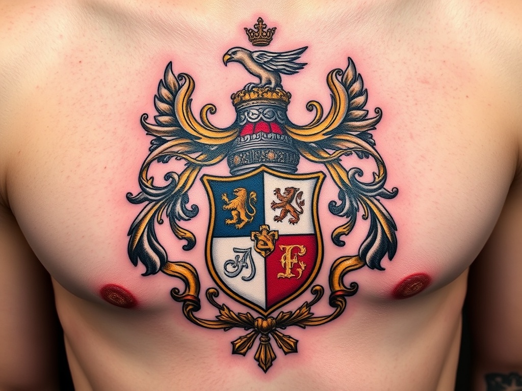 Noble Family Crest Tattoo Ideas