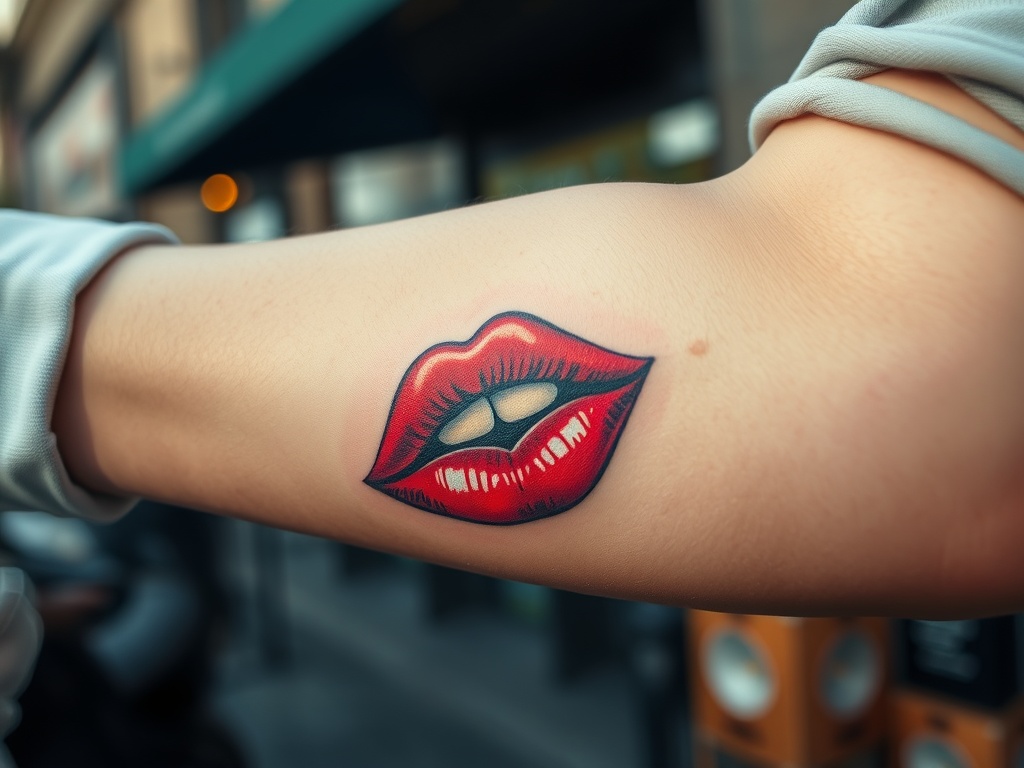 Seductive Tattoo of Lips Ideas That Make a Statement