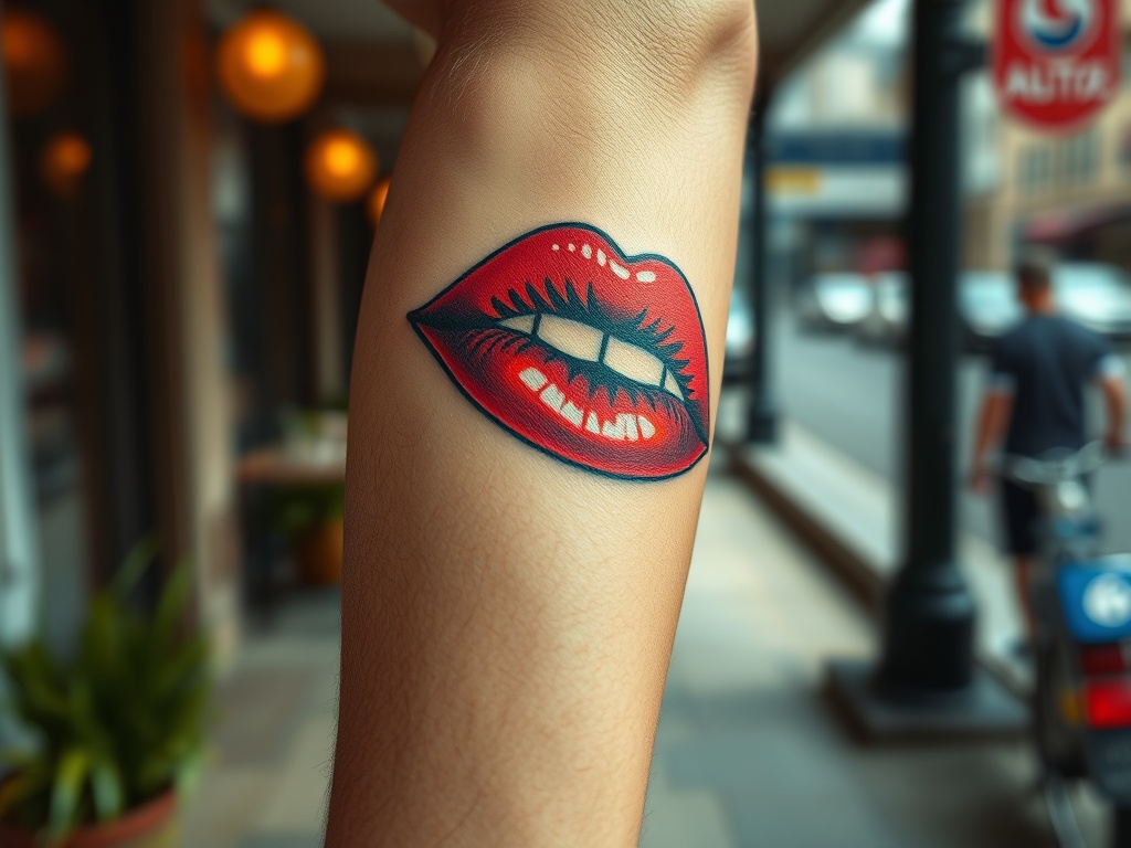 Seductive Tattoo of Lips Ideas That Make a Statement