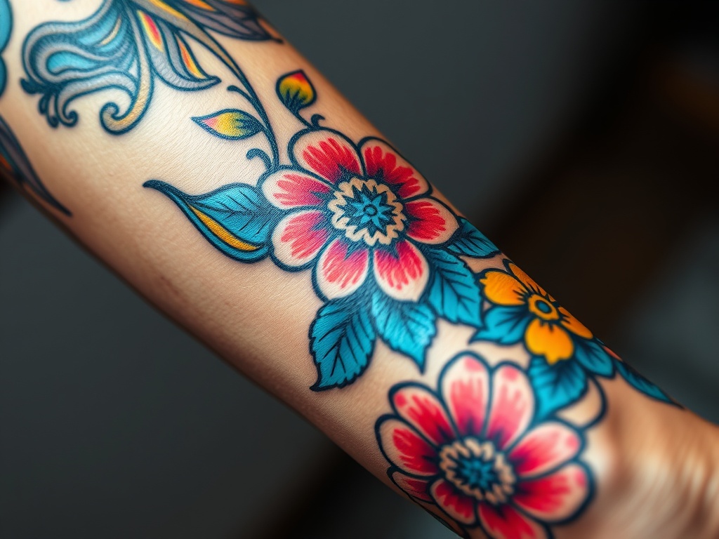 Vibrant Colourful Tattoo Ideas That Pop